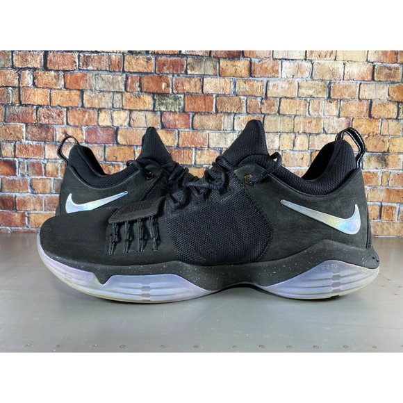 NIKE PAUL GEORGE PG 1 TS PROTOTYPE PRE-HEAT SHINING BLACK NASA 911082-099 16 - Picture 8 of 10